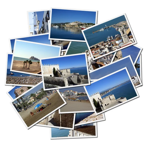 Fotografier av Peniscola i Spanien (Europ — Stockfoto