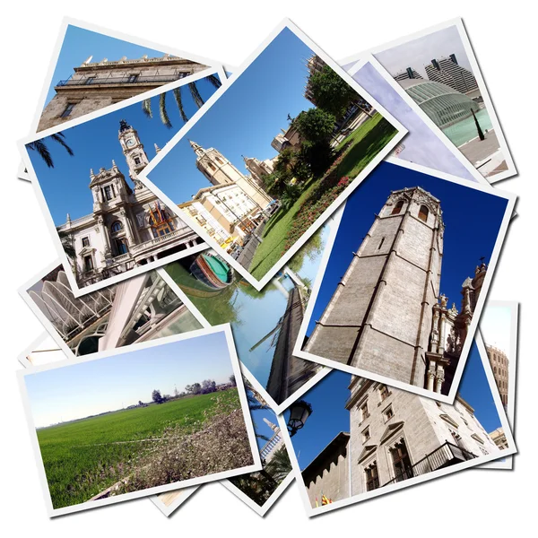 Cartes postales de la ville de Valence en S — Photo