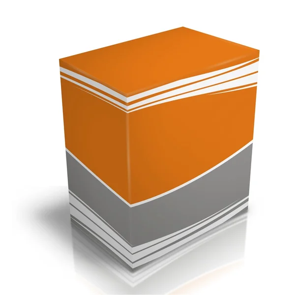 Generiska låda med föremål för försäljning i detaljhandeln — Stockfoto
