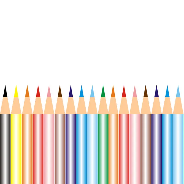 stock image Set of color pencils