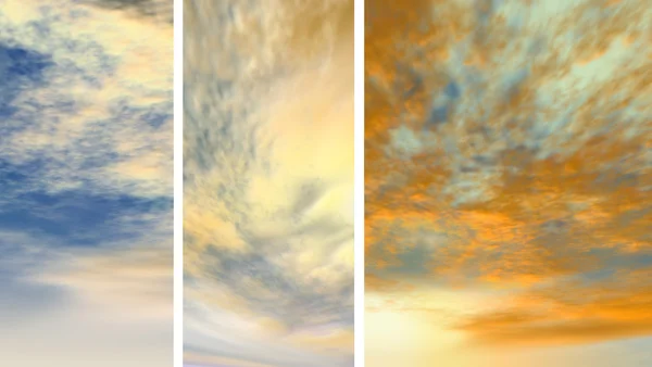 Landschaft mit Wolken — Stockfoto