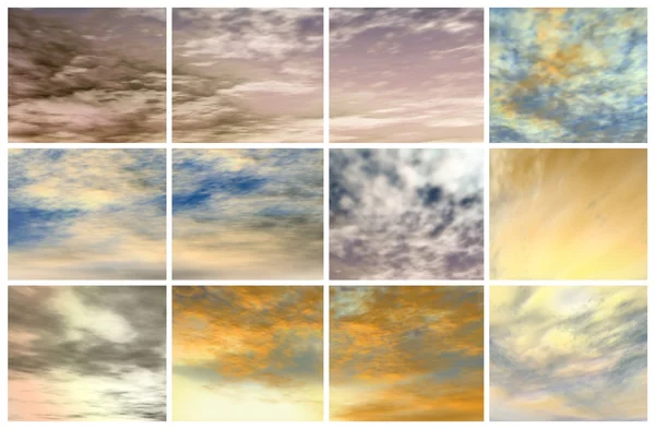Krajina s mraky — Stock fotografie