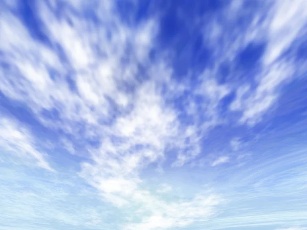 Пейзаж с облаками — стоковое фото