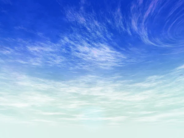 Landschaft mit Wolken — Stockfoto