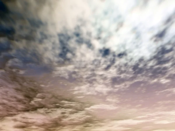 有云彩的风景 — 图库照片