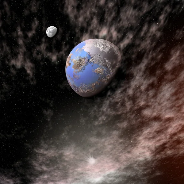 Bolygók a Világegyetemről alkotott — Stock Fotó