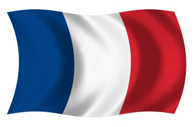 Flag of France clipart