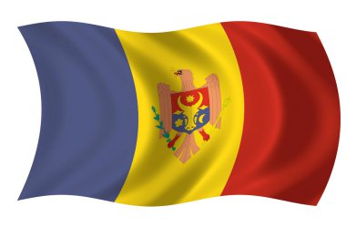 Moldova's flag clipart