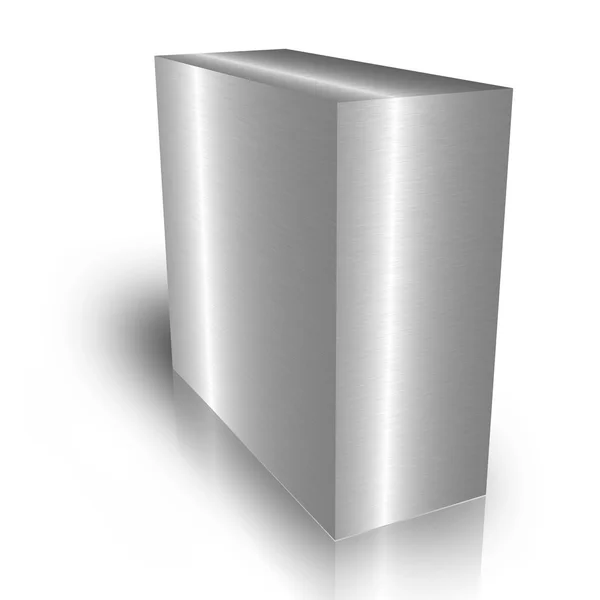 Caja de aluminio — Foto de Stock