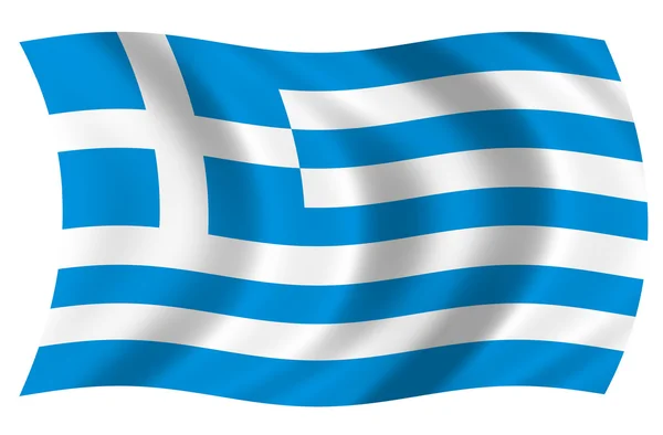 Flagge Griechenlands — Stockfoto