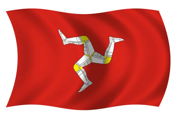 Bandeira da Ilha de Man — Fotografia de Stock
