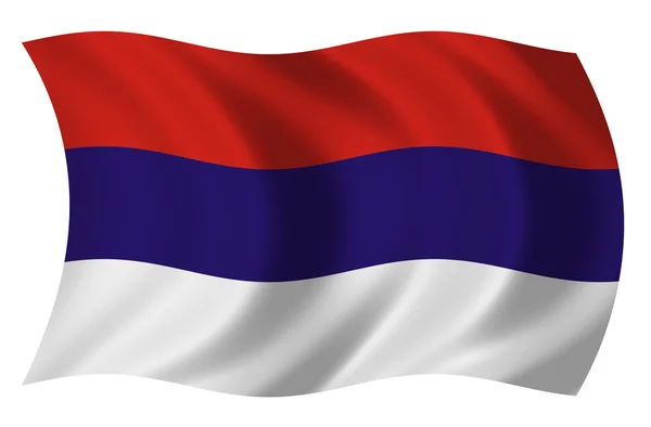 黑山的旗帜 — 图库照片