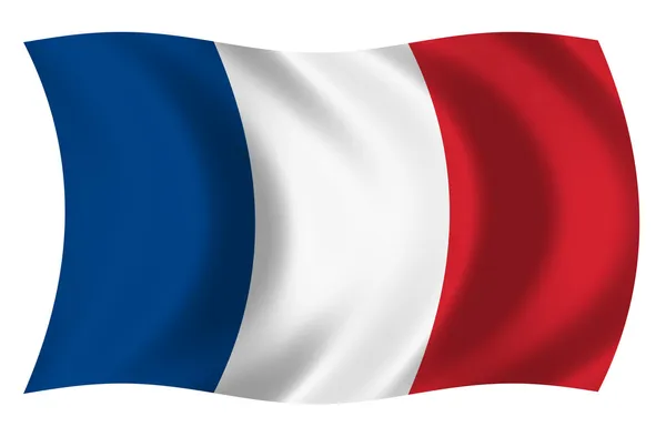 Franciaország zászlaja Stock Kép