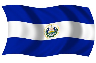Bandera Republica de el Salvador