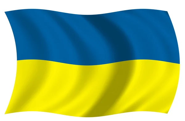 Bandera de Ucrania — Zdjęcie stockowe