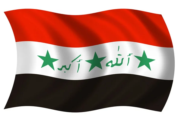 Bandera de Irak — Stockfoto
