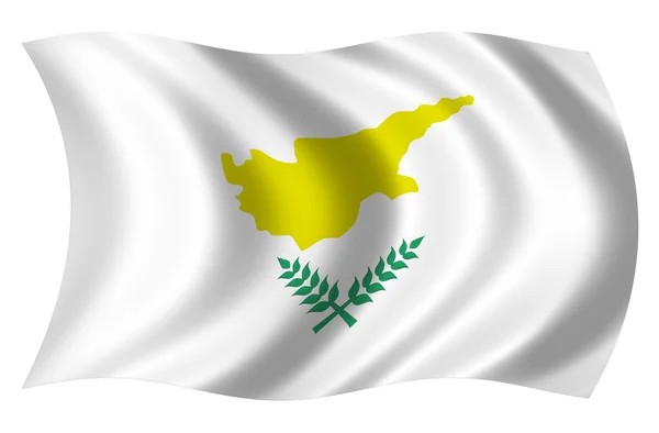 Bandera de Chipre — Fotografia de Stock