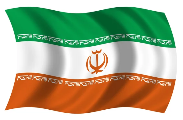 Bandera de Iran — Stockfoto