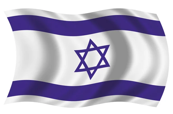 Bandera de Israel — Stockfoto