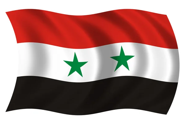 Bandera de Siria — Stockfoto