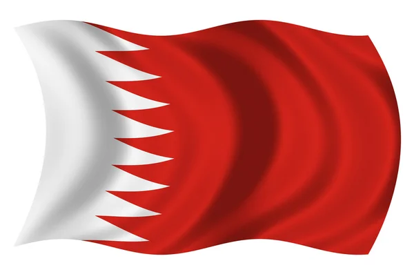 Bandera Bahrein — Foto de Stock