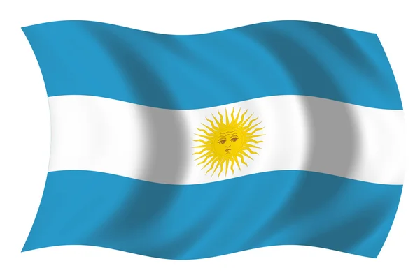 Bandera de Argentyna — Zdjęcie stockowe