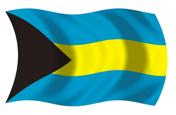 Bandera de Bahama-szigetek — Stock Fotó