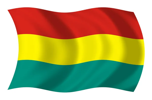 Bandera de Bolívie — Stock fotografie