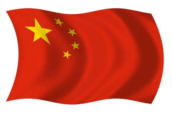 Bandera de China — Stockfoto