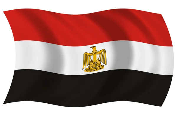 Bandera de Egipto — Foto de Stock