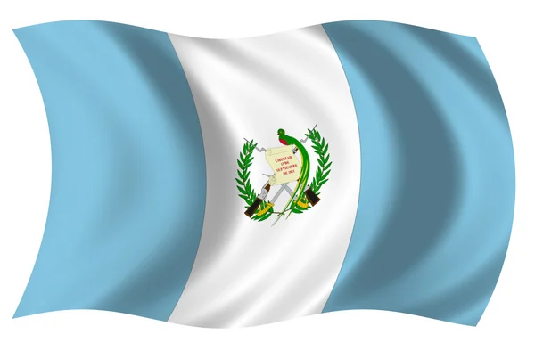 Bandera Guatemala — Stockfoto