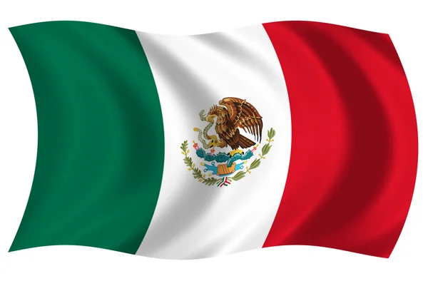 Bandera de Μεξικό — Φωτογραφία Αρχείου