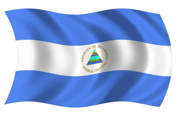 Bandera de Nicaragua — Zdjęcie stockowe
