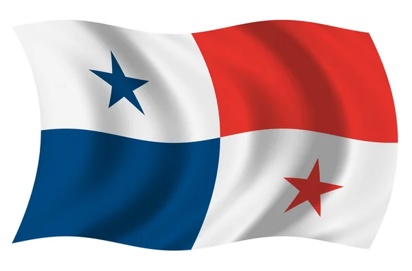 Bandera de Panama — Zdjęcie stockowe