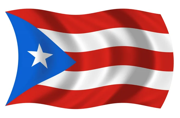 Bandera de Puerto Rico — Stockfoto