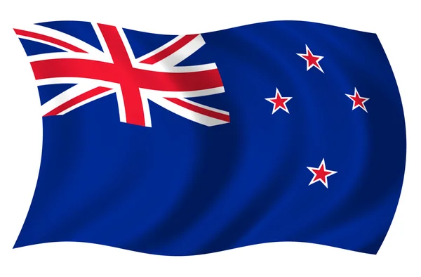 Bandera nueva Új-Zéland — Stock Fotó