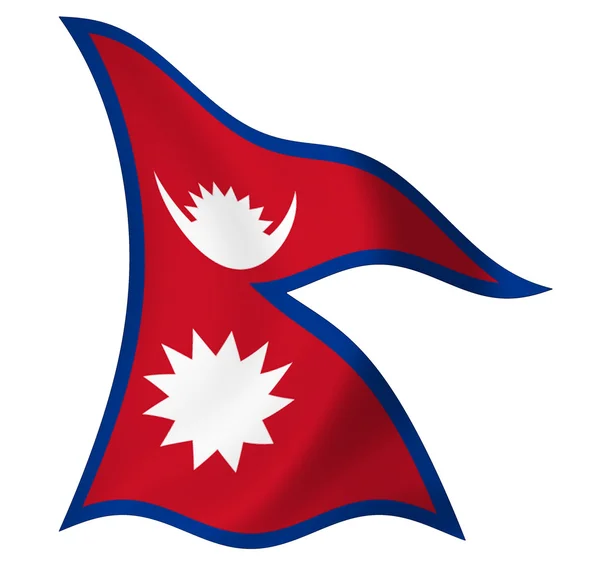 Bandera de Nepál — Stock Fotó