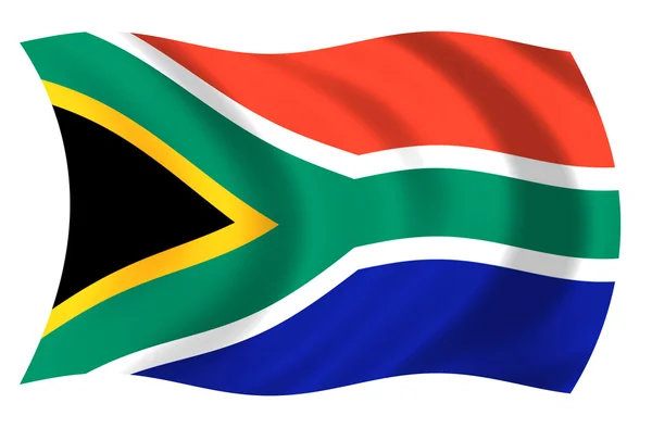 Bandera de Sudafrica — Stock Photo, Image