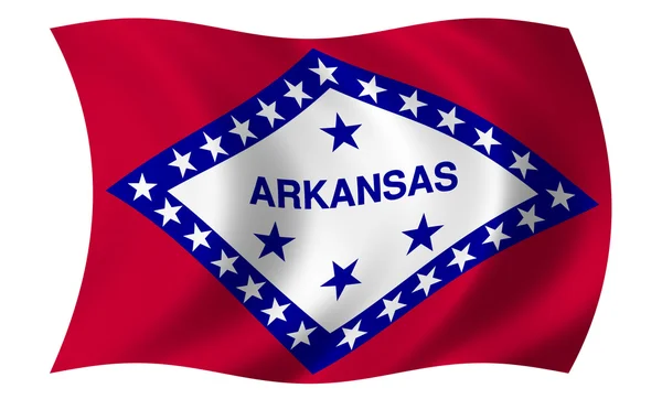 Arkansas zászlaja — Stock Fotó