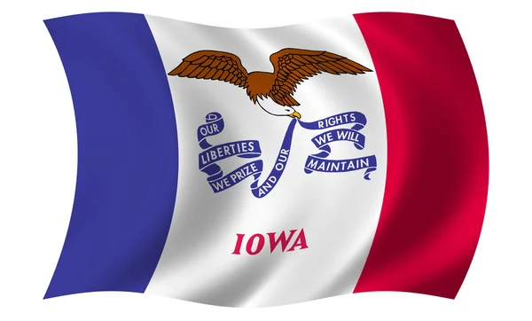 Bandeira de Iowa — Fotografia de Stock