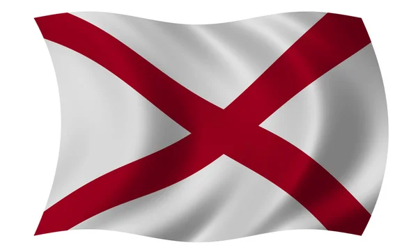 Bandera de Alabama — Foto de Stock