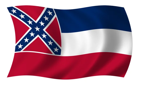 Bandera de Mississippi — Foto de Stock
