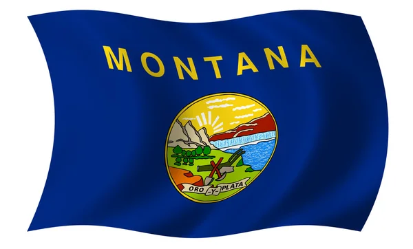 Montana zászlaja — Stock Fotó