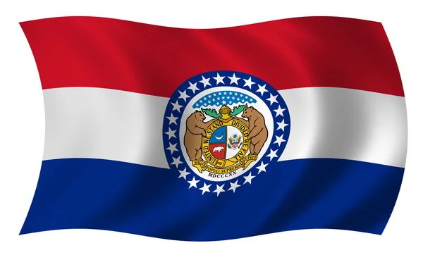Flaga stanowa missouri — Zdjęcie stockowe