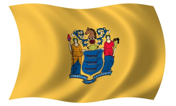 Bandeira de New Jersey — Fotografia de Stock