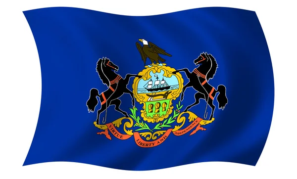 Vlajka Pensylvánie — Stock fotografie