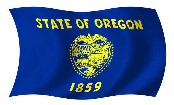 Oregon zászlaja — Stock Fotó