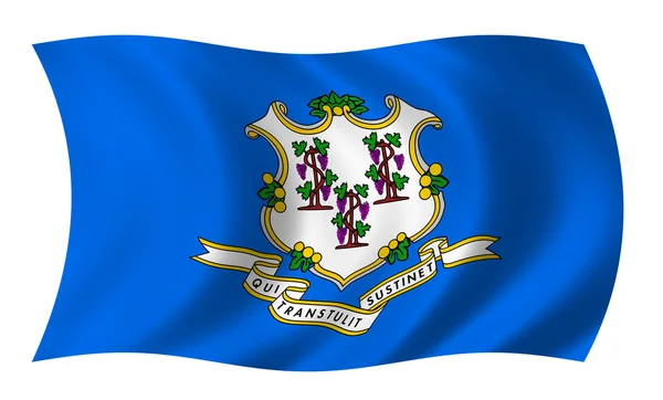 Прапор Коннектикуту — стокове фото