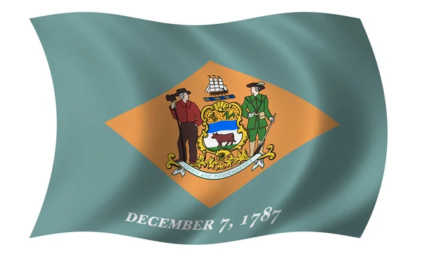 Flag of Delaware — Stock Photo, Image