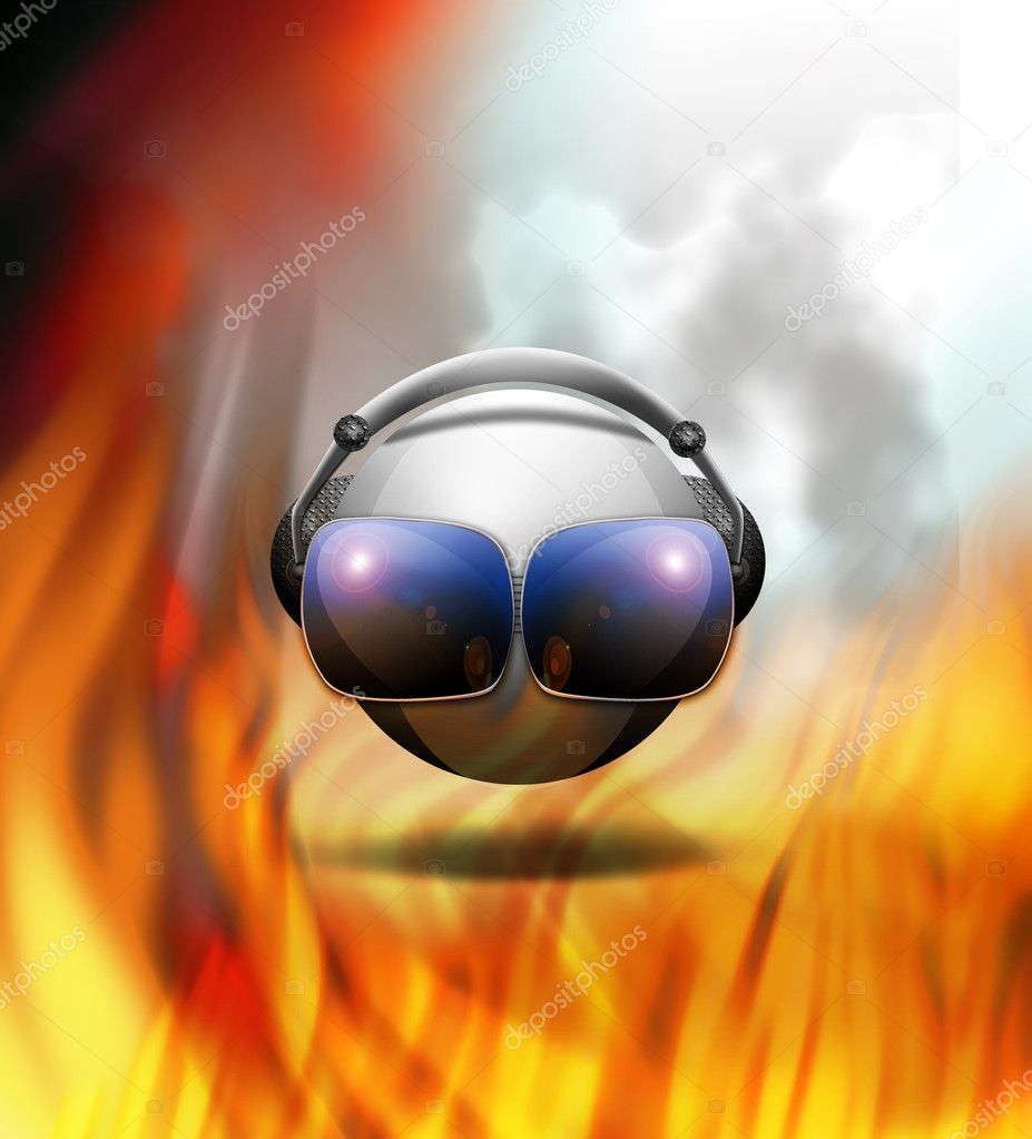 Doll in the flames